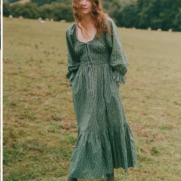 Christy Dawn The Raquel Dress in Acorn Forest